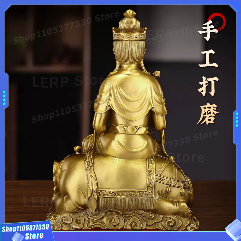 Pure Brass Manjushri Bodhisatt - Home Textiles Direct 评论和价格