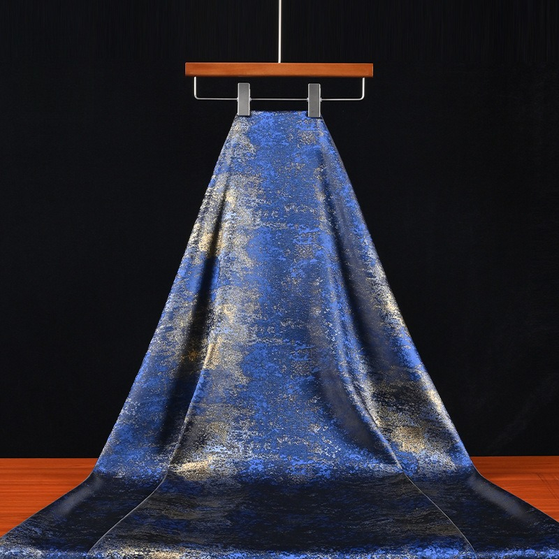 Retro Blue Gilded Gradient Tex - Home Textile 评论和价格