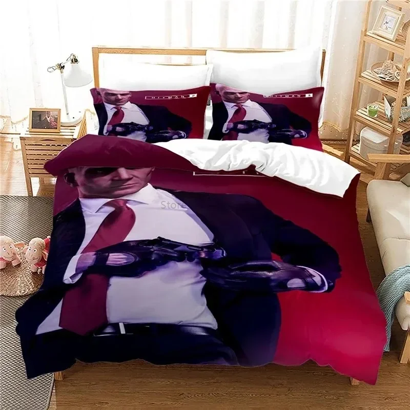 Hitman Killer 3D Bedding Set P - Home Textiles Sale 评论和价格