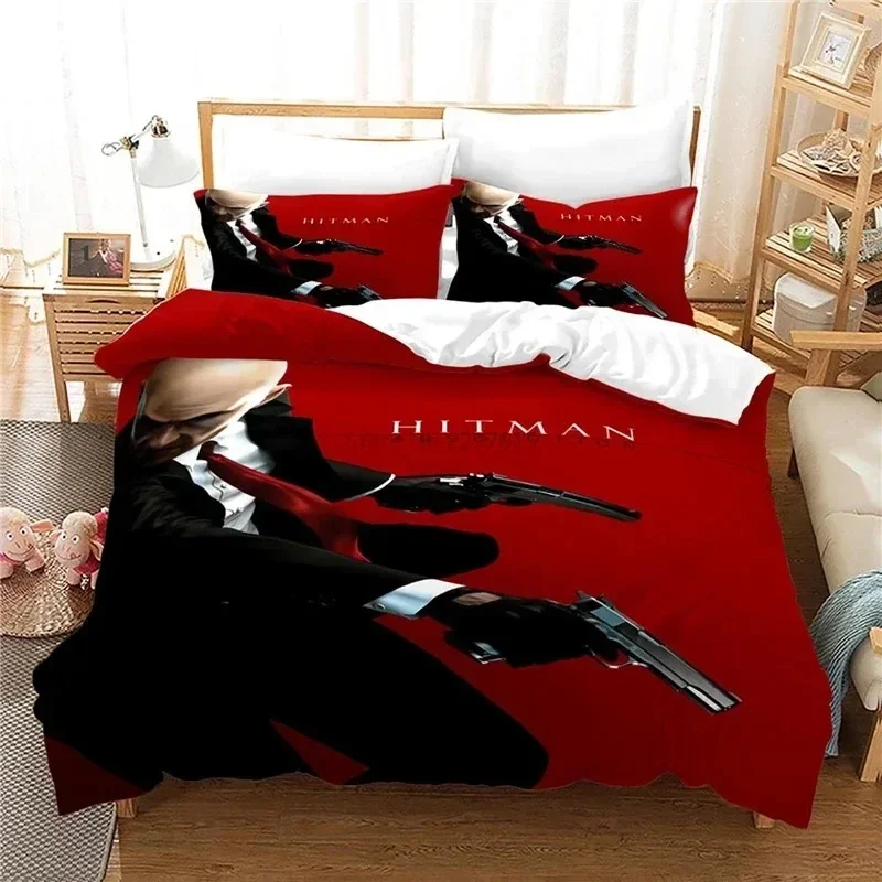 Hitman Killer 3D Bedding Set P - Home Textiles Sale 评论和价格
