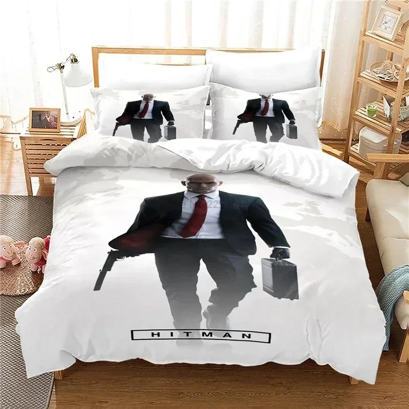 Hitman Killer 3D Bedding Set P - Home Textiles Sale 评论和价格